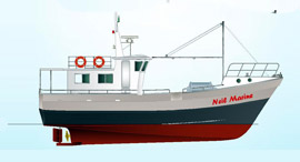 NMDF 54 MK4 Multi Day Long line Fishing Vessel
